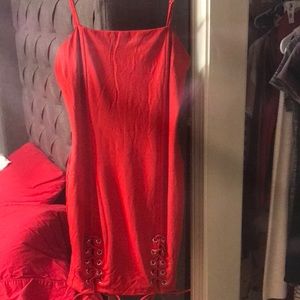 Red bodycon dress, never worn